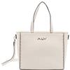 ALV by Alviero Martini - Borsa shopper in poliuretanica, bianco (43 X 33 X 17 cm)