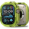 Ringke Fusion Bumper Compatibile con Cover Apple Watch Ultra 3/2 / 1, Custodia Paraurti Protettiva a Doppio Strato - Neon Green