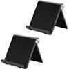 Kronwahl Supporto per cellulare PREMIUM, supporto per smartphone pieghevole e regolabile per tavolo, scrivania, comodo stand per telefono, compatibile con iPhone, Samsung, Xiaomi, Huawei (2 pezzi)