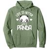 Panda Lover Teez Cute Life Is Better With A Panda Animal Lover Felpa con Cappuccio
