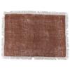 Villa d'Este Home Tivoli Set 6 Tovaglietta con frange, in policotone, 48x33cm, marrone, Tuareg