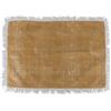 Villa d'Este Home Tivoli Set 6 Tovaglietta con frange, in policotone, 48x33cm, ocra, Tuareg