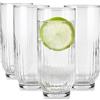 Glasmark KROSNO 1992 Set di bicchieri da long drink, 4 pezzi, 360 ml, bicchieri da acqua, bicchieri da cocktail, in vetro highball, lavabili in lavastoviglie.