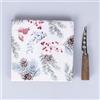 Villa d'Este Home Tivoli Set tagliere con coltello in legno di mango, Holly