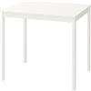 IKEA VANGSTA Tavolo Allungabile, 80/120x70 cm, Bianco