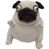 KUKUShining Peluches di Carlino Carino Giocattolo Morbido e Coccoloso per Bambini Amanti degli Animali Appassionati di Carlini e Compleanni(Pug)