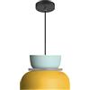 SAVALE Luce Industriale Moderna Macaron Lampada A Sospensione Colorata Metà Del Secolo Per Illuminazione A Soffitto Piccolo Lampadario In Alluminio Per Camera Da Letto Cucina (C)