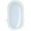 VELAMP Tartaruga-XXL Applique LED, Bianca 20 W, 25.72x16x7.75 cm