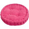 DOTBUY-SHOP Jacquard Cuscini Sedie Cucina Cuscini Coprisedia Cuscino Sedia Cucina Antiscivolo Morbido Cuscini Sedia per Ufficio Giardino Patio Pranzo Soggiorno (45x45 cm (Rotondo),Rosa Rossa)