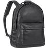 STILORD 'Hagen' Zaino in pelle da donna e da uomo Zaino studenti Zaino computer portatile da 17 pollici Zaino scuola Daypack uomo, Colore:nero