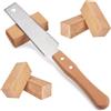 GmwyCzV Sega Giapponese, Sega a Mano a Doppio Taglio in Acciaio al Carbonio SK85 Manico in Legno Massiccio, Sega Giapponese per Legno, per Lavorazione Del Legno, Falegnami, Giardinaggio Fai Da Te