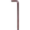 QUARKZMAN Chiave Esagonale a Brugola a Testa Sferica 14mm Strumento Riparazione Chiavi Metriche Esagonali a Braccio Extra Lungo a Forma di L in Acciaio S2 per Riparazioni Domestiche, Rosso