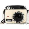 YGCHEN Donna Borsa a Tracolla Forma di Macchina Fotografica Borsetta Retro Borse a Mano Fotocamera Forma Borsa da Sera Elegante Borsetta Tracolla