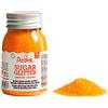 Decora 9262112 Confezione di 100 G Zucchero Glitter Arancio, extra fine, dai colori intensi e brillanti, Made in Italy