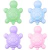 Anboor 4 pezzi Squishies tartaruga marina Kawaii giocattolo da schiacciare per bambini, giocattolo sensoriale, set di giocattoli per lo stress degli animali, per bambini e adulti, giocattolo per mochi