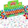 JOYIN 50 Pezzi Timbri Autoinchiostranti Dinosauro per Bambini, Timbri Dinosauro Bambini, Timbri Giocattolo Multicolore, Riempitivi Tascabili per Feste, Set Timbri Regalo 3 Anni, 5 Colori, 50 Disegni