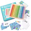 SCBOY Tabelline per Bambini Montessori Imparare Le Tabelline Gioco Tabelline I Manipolatori Matematici per Contare