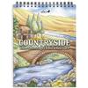 ColorIt Campagna: Cottage colorati e ritiri rurali a spirale libro da colorare per adulti, 50 illustrazioni di scene di campagna, carta spessa, carta perforata, copertina rigida piatta, carta