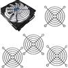 BAOSROY Fan Grill 120mm,4pcs Griglia Per Ventole PC,Griglia di Protezione per Ventola,Griglia in Metallo per Ventole,Protezione Ventole Per Computer,Griglia Della Ventola Raffreddamento,Adatto per Ventole