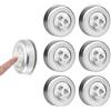 Comioke 6 Pezzi Luce Adesiva a Batteria Luce Led Adesiva a Batteria Luci Touch LED Touch per Armadio Luci Armadio con sacchetto di stoccaggio Piccola Notturna per Guardaroba Cucina Scale