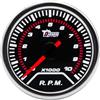 ETOPARS Auto Tachimetro Manometro 2 Pollici 52mm Tachimetro Misuratore | Universale Tacho Puntatore Indicatore Calibro Bianco Luce RPM velocità Strumenti Lente Tinta Fumo