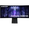 Samsung Monitor Gaming PC Curvo da 34 WQHD Display Oled Sistema Operativo Tizen Classe G colore Argento - LS34BG850SUXEN