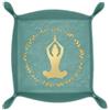 FISURA - Svuota tasche ingresso. Svuota tasche originale. Organizzatore di chiavi in similpelle. Misure: 19 x 19 centimetri. (Yoga, blu)