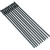 YWBL-WH 10 pezzi extra lunghi punte a croce cacciavite in acciaio PH2 set 1 / 4inch stinco esagonale 200mm