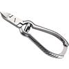 Alpen Pinza professionale per unghie in acciaio AISI 420, satinata, apertura a molla, 13, 8 cm