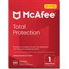 McAfee Total Protection 1 dispositivo, antivirus e sicurezza internet (Windows/Mac®/Android/iOS), abbonamento di anno - SOFTWARE PC