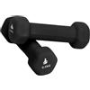 FITPADDY - Coppia pesi manubri dumbbell testa esagonale 0,5 kg neri 14