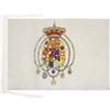 AZ FLAG BANDIERA REGNO DELLE DUE SICILIE 1816 45x30cm - BANDIERINA SICILIANA - ITALIA 30 x 45 cm cordicelle - AZ FLAG