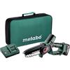 METABO Potatore a batteria + 1 batteria 2Ah - Metabo MS 18 LTX 15