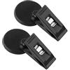 Yosoo 2PCS Veicolo Multiuso Documento Biglietto Carta Olio Carta di Fissaggio Clip Porta Permesso di Parcheggio Clip per Biglietti Accessori per Visiera con Clip per Auto
