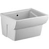 TOKKA DOLOMITE Serie Messico Due J085700 Solo Lavatoio sospeso 60x50 in Ceramica Bianco Europeo