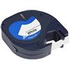 GielleService NASTRO ORIGINALE DYMO LETRATAG S0721660 D1 91201 Larghezza 12MM 4MT DYR-91201