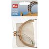 Prym Olivia - Chiusura clic-clac per Borsa, in Rame Spazzolato