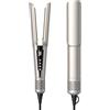 Supgaliy Piastra per Capelli Professionale a Ioni, Asciugacapelli e piastra 2 in 1, Riduce la Spezzatura dei Capelli, Maggiore Lucentezza, 90℃-160℃ per Tutti i Tipi di Capelli (Oro)