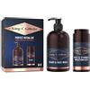 King C. Gillette Kit CREMA IDRATANTE VISO E BARBA, DETERGENTE VISO UOMO, Ottimo per la Cura della Barba, Confezione Idea Regalo, Set Barba Uomo Professionale