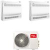 CLIMATIZZATORE DUAL CONSOLE 18+18 TCL DC INVETRER R-32 A++A+ MT2730 WI- FI INCLUSO LINEA 2025