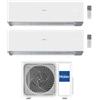 Haier Climatizzatore Condizionatore HAIER Dual split serie REVIVE 9000+12000 Btu Inverter con 2U50MEFFRA R-32 WI-FI INTEGRATO 9+12 A++/A+