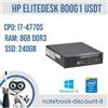 HP EliteDesk 800 G1 USDT CPU Intel l7-4770s SSD 240gb 8gb RAM Windows 10P