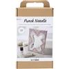 Creativ Craft Kit Punch Needle, colori pastello, Specchio, 1 confezione