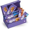 Milka Box, Cioccolato e Pasticceria Milka con Tavolette e Biscotti, Milka Bubbly (1x100g), Milka Caramel (2x100g), MMMAX Nocciole & Caramello (1x300g), MMMAX Oreo (2x300g), Cookies Sensations (2x156g)