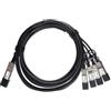 ATGBICS Cavo a fibre ottiche ATGBICS E100G-QSFP-4SFP-P-0501-C cavo InfiniBand e in fibra ottica 5 m QSFP28 4 SFP28 Nero (E100G-QSFP-4SFP-P-0501 Ruckus BrocadeÃ‚Â® Compatible Direct Attach Copper Breakout Cable 100GBase-CU to 4x25GBase-CU [Passive Twinax …
