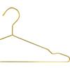 Gruccia metallo TP14 per capospalla sottile con intagli oro lucido 42cm