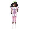 Barbie Signature - Barbie Rewind Pigiama Party anni '80, bambola da collezione effetto nostalgia, con capelli neri ricci, abiti e accessori, giocattolo per bambini, 6+ anni, HJX19