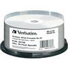 Verbatim 25 Blu Ray BD-R SL 25GB 6X Wide Inkjet Printable NO-ID Hard Coat Surface - 43738