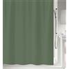 Spirella Tenda da Doccia Primo in Poliestere 180x200cm Verde Scuro