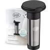 alfi SKYLINE 1,5l, cool grey, caraffa termica con igienico inserto in vetro, chiusura a vite con pulsante, presa ergonomica, con una sola mano, ottima come caraffa da caffè, caraffa da tè, senza BPA